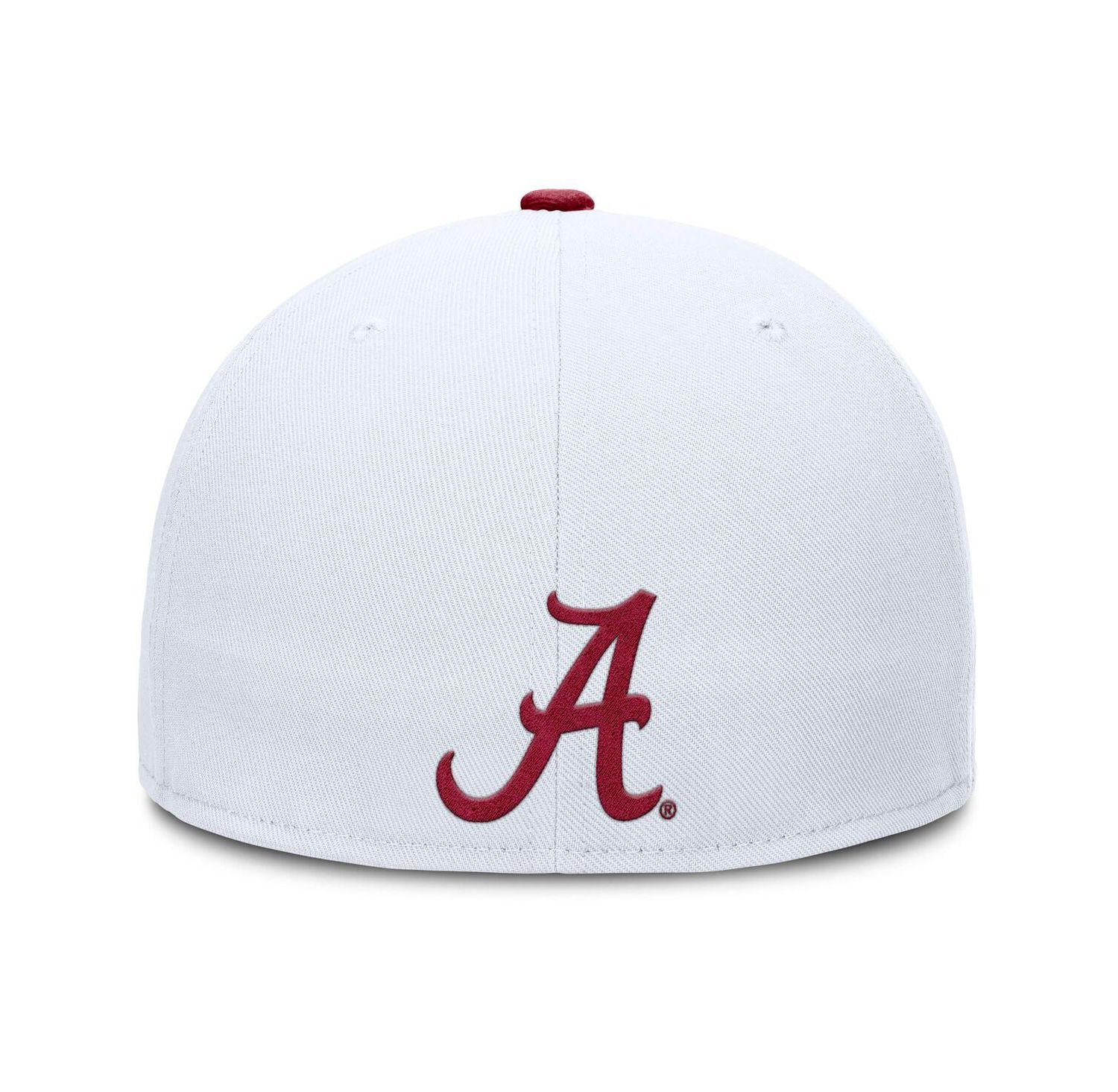 Men's White Alabama Crimson Tide True Primetime Performance Fitted Hat