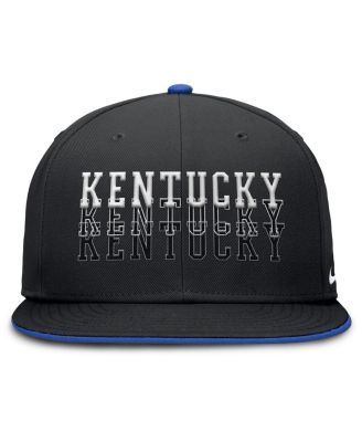 Men's Black Kentucky Wildcats True Primetime Performance Fitted Hat