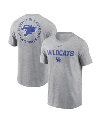 Nike - Men's Heather Gray Kentucky Wildcats Campus 2-Hit T-Shirt