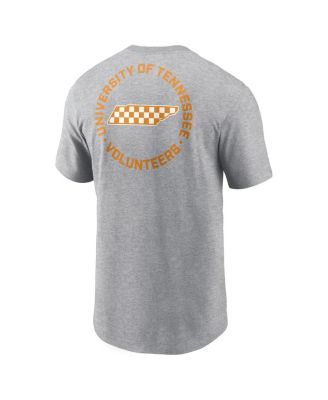 Men's Heather Gray Tennessee Volunteers Campus 2-Hit T-Shirt