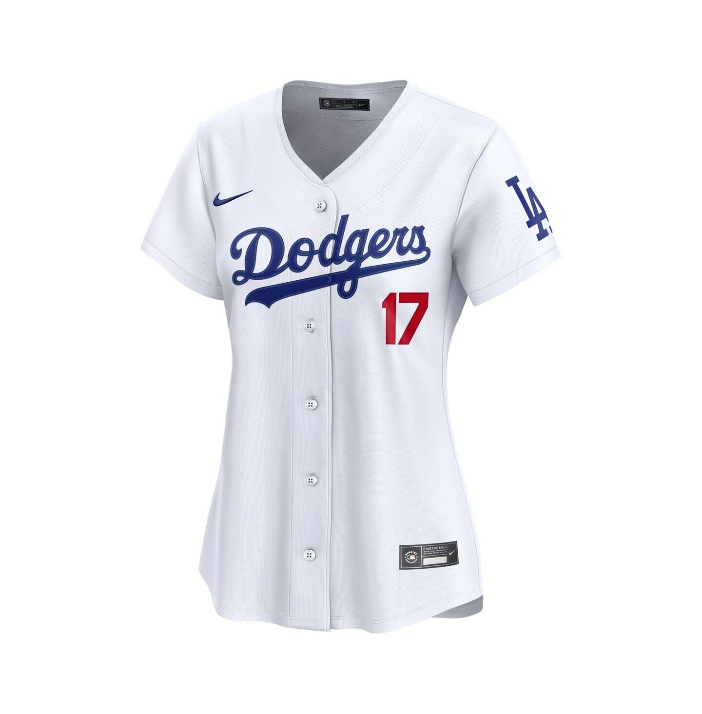 Женское джерси Nike Shohei Ohtani Los Angeles Dodgers Home Limited, White — фото 2