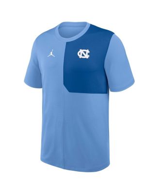 Men's Carolina Blue North Carolina Tar Heels 2025 Sideline UV Performance Coach T-Shirt