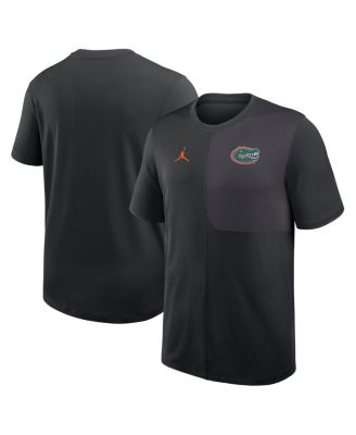 Jordan - Men's Black Florida Gators 2025 Sideline UV Performance Coach T-Shirt
