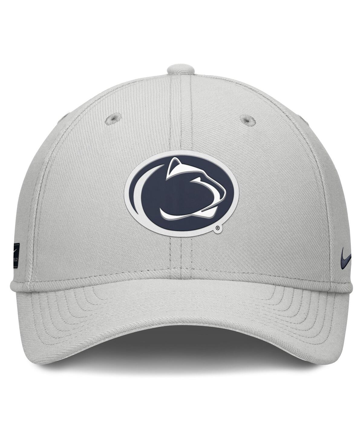 Nike Men's Gray Penn State Nittany Lions Rise Practice Performance Adjustable Hat