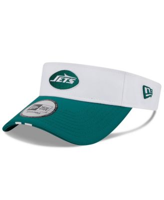 New Era - Men's White/Green New York Jets 2025 NFL Training Camp Adjustable Visor Hat