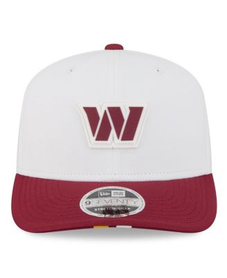 Men's White/Burgundy Washington Commanders 2025 NFL Training Camp 9SEVENTY Adjustable Hat