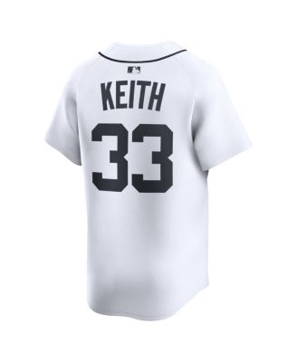 Men's Colt Keith White Detroit Tigers Home Limited Player Jersey