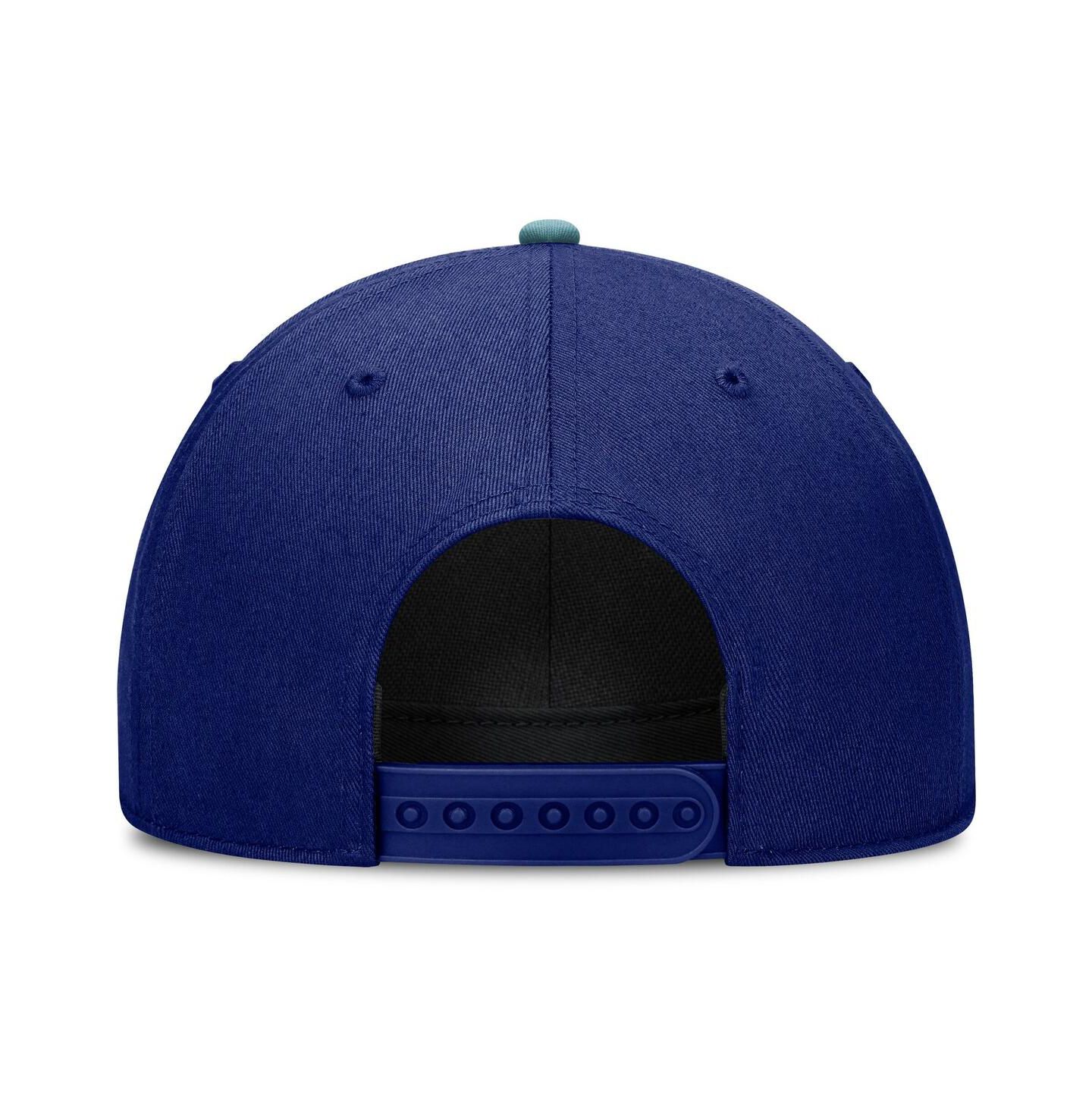 Мужская кепка Nike Royal Los Angeles Dodgers Father's Day Rise Adjustable Hat — фото 4