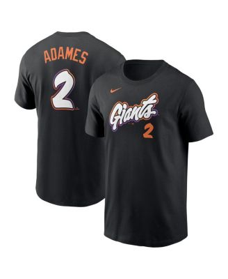 Nike - Men's Willy Adames Black San Francisco Giants 2025 City Connect Fuse Name Number T-Shirt