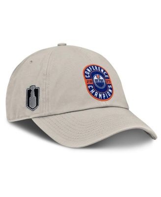 Fanatics - Women's Natural Edmonton Oilers 2025 Western Conference Champions Adjustable Hat