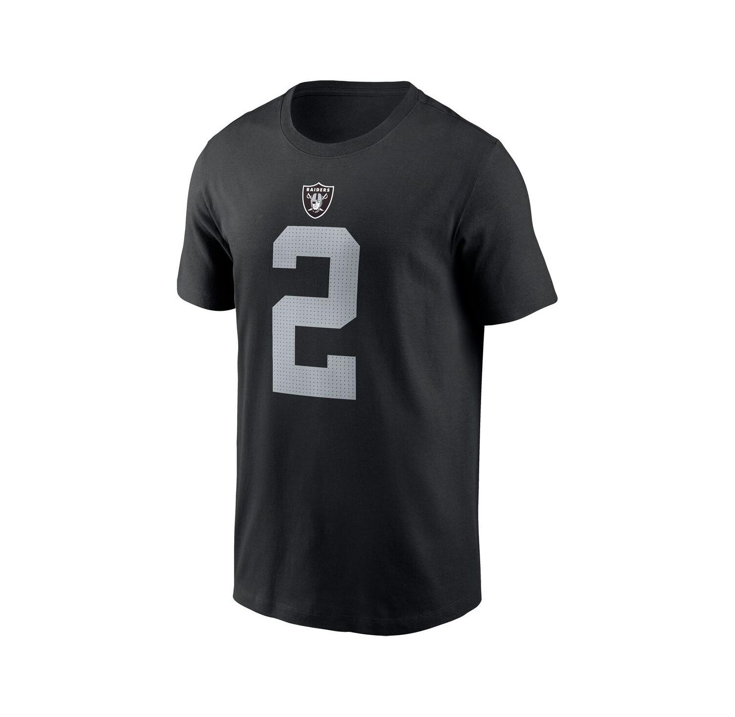 Men's Ashton Jeanty Black Las Vegas Raiders 2025 NFL Draft First Round Pick Name & Number T-Shirt