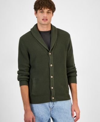 Sun + Stone Men's Alvin Cardigan Sweater, Created for Macy's - Macy's