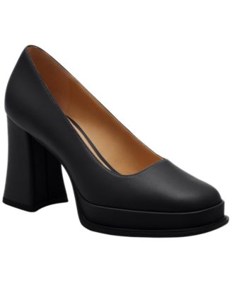 COACH Women's Sculpted Block Heel Pumps - Macy's 