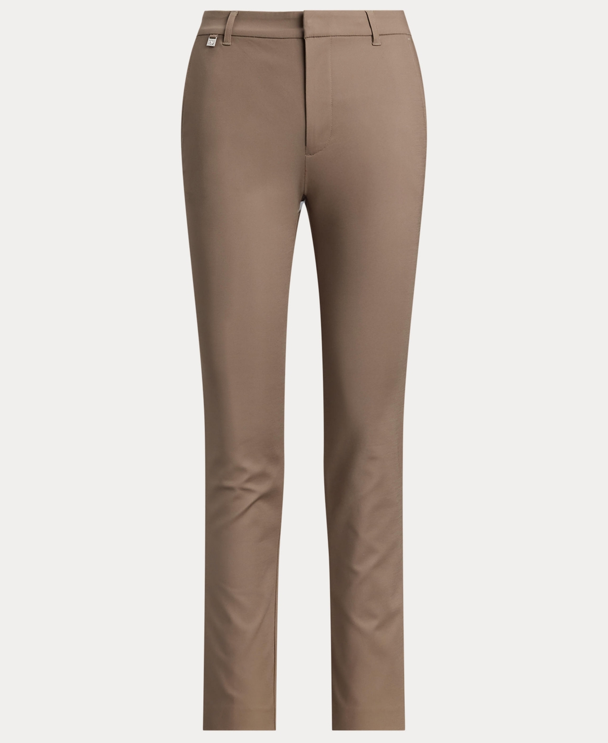 Ralph Lauren Double-faced Stretch Cotton Pant In Brown