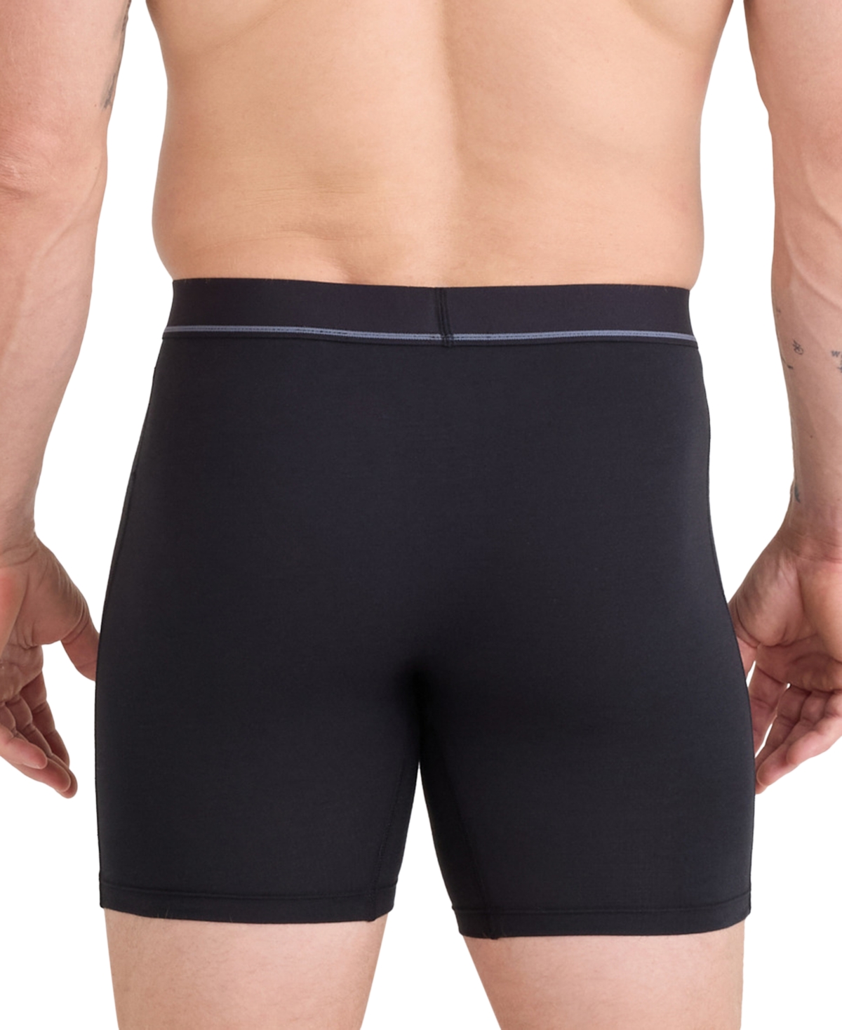 Saxx Men's 3pk. Black Essential Cotton Underwear Set