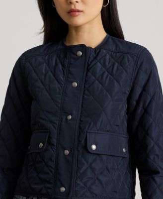 Women's Diamond Cropped Quilted Jacket