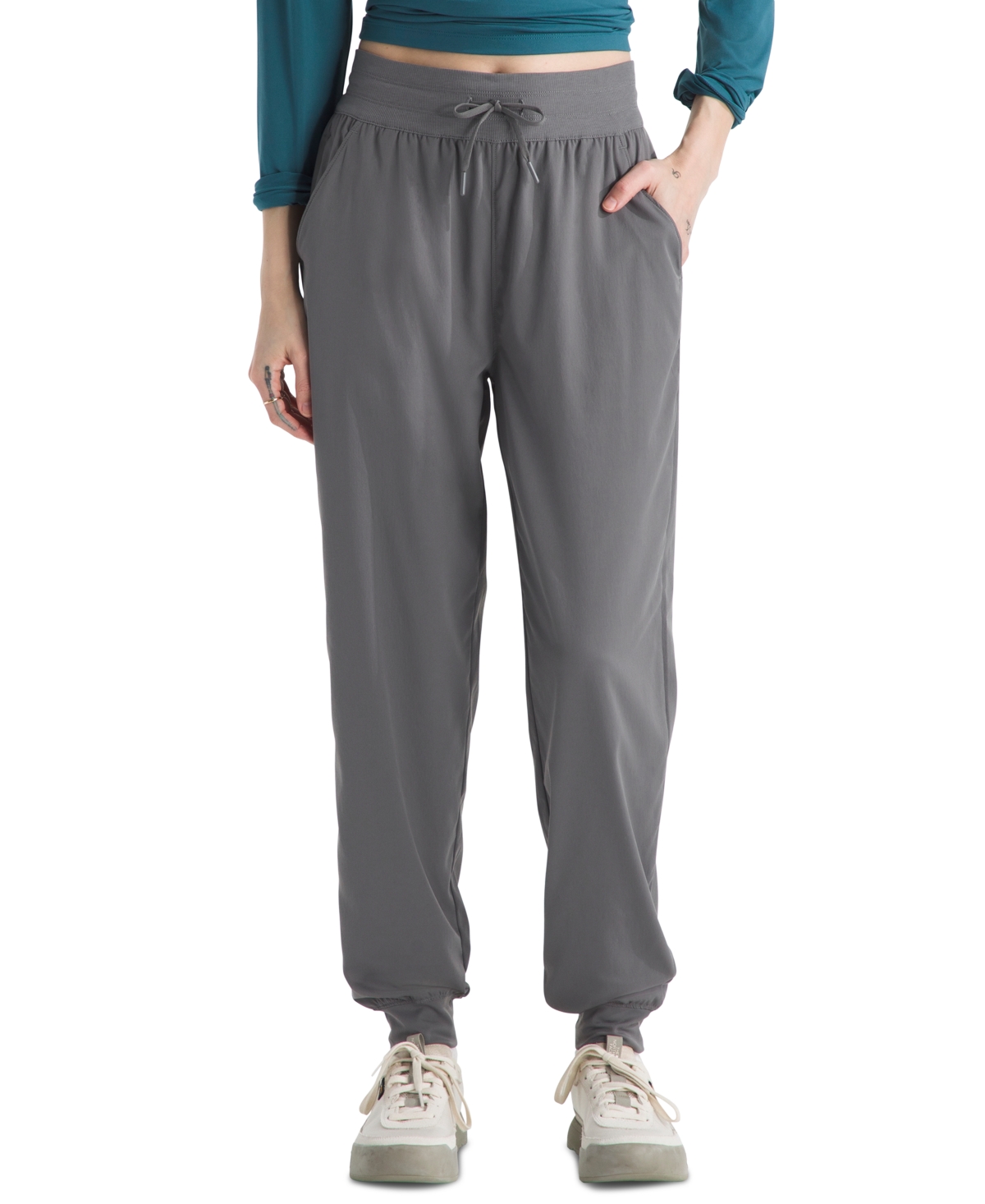 The North Face Women's Aphrodite Arise Jogger Pants In Gray