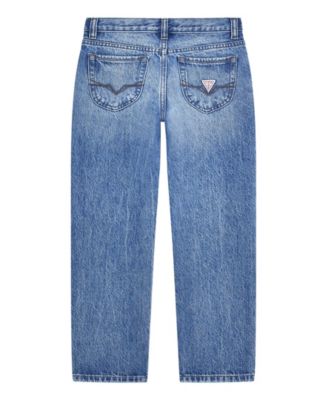 Big Boys Distressed Straight Fit Denim Jeans