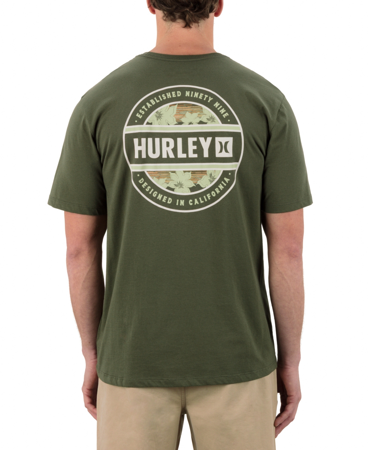 Men's Filler Short Sleeve T-Shirt - Charcoal fern