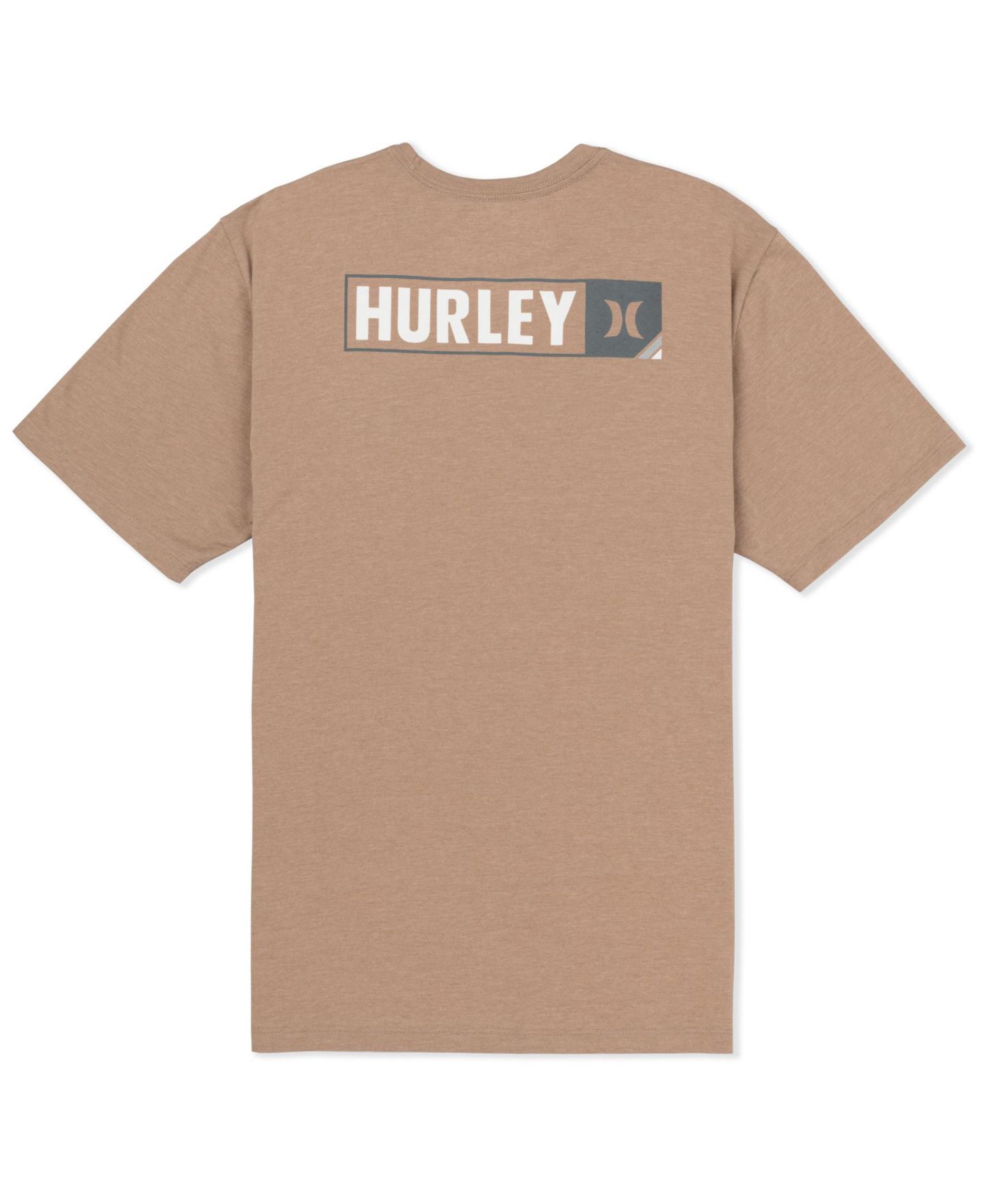 Мужская футболка Hurley Corner Short Sleeve, цвет: Меланжевый — фото 3