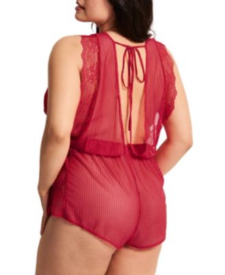 Plus Size Juli Romper Lingerie