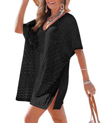Women's Laguna Escape Beige Cover-Up Mini Beach Dress