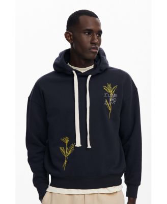 Men's Hoodie with embroidery