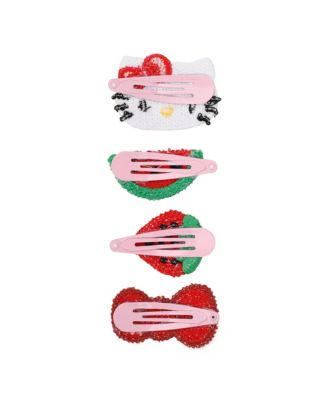 Sweet Snacks 4-Piece Hair Clip Set