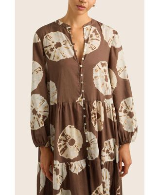 Women's Palma Tiered Cotton Maxi Dress