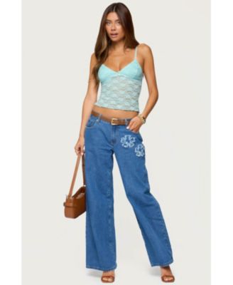 Women's Eira Sheer Lace Tank Top