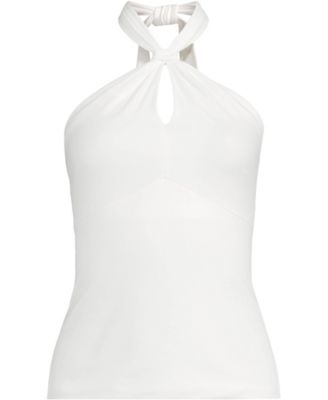Women's Slender Twist Front Halter Top