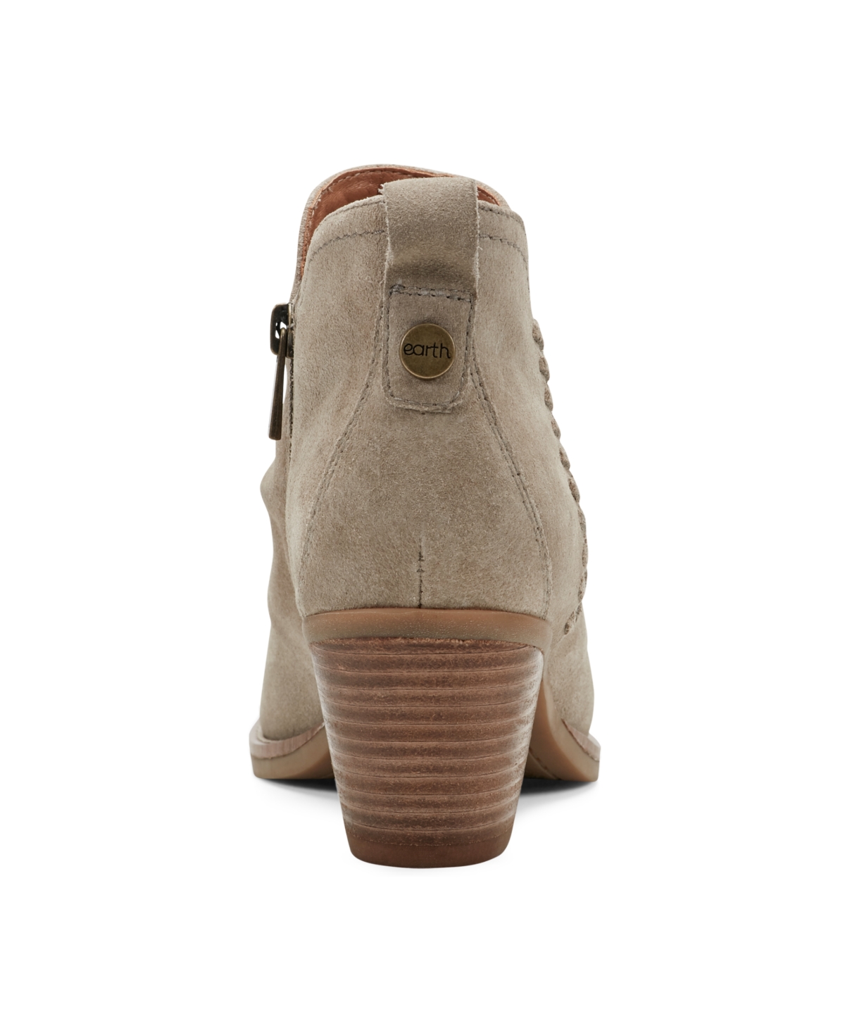 Earth Women's Chandy Ruched Block Heel Booties In Brown