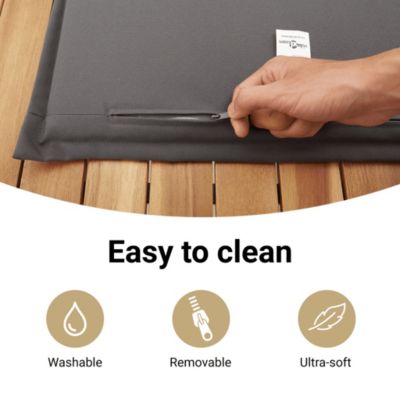 Garden Sofa Grey PE rattan Medium