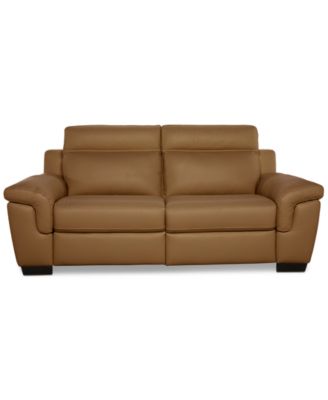 Julius II 2-Pc. Leather Sofa with 2 Power Recliners, Exclusively at Macy's