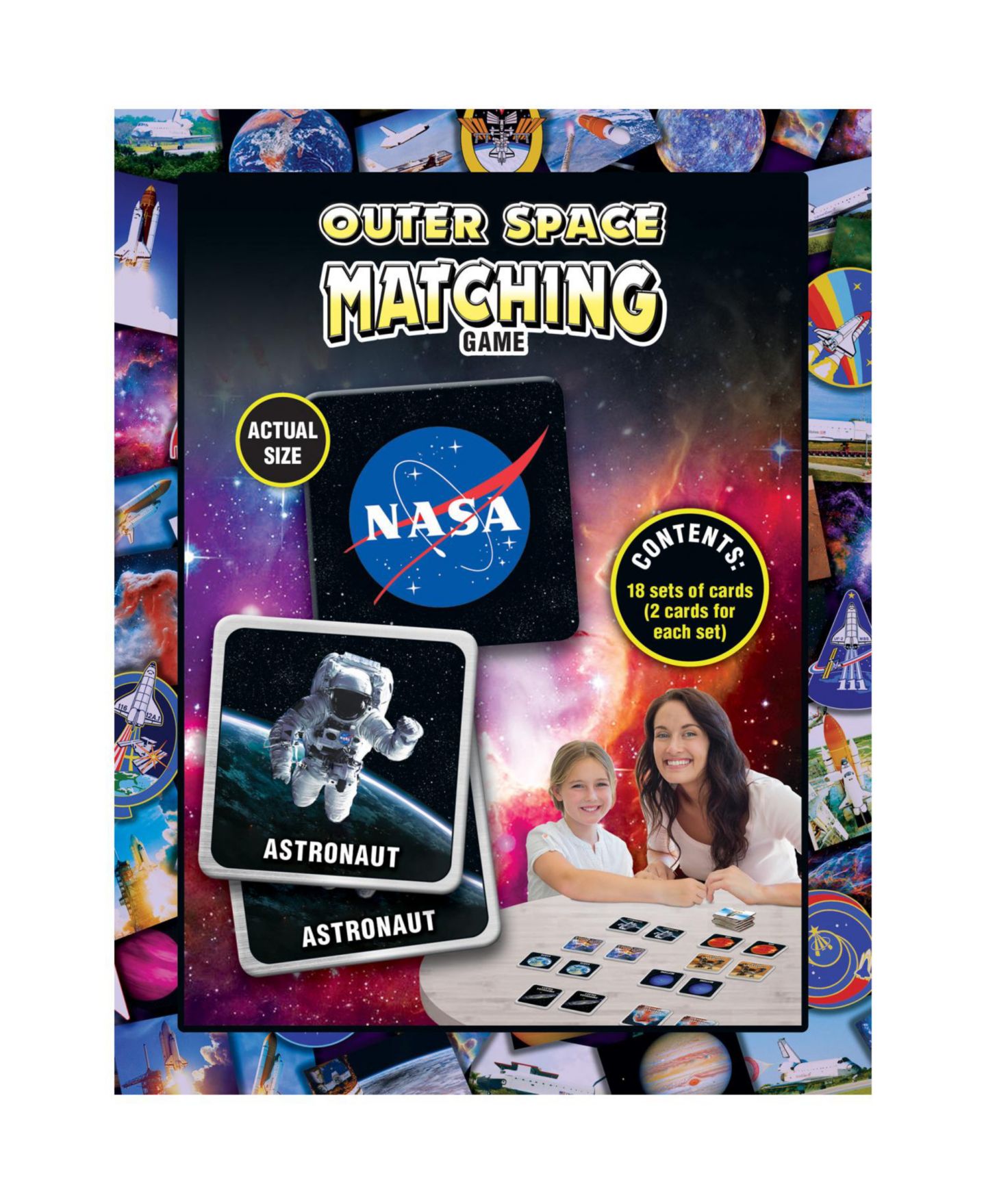 Детская игрушка MasterPieces Puzzles MasterPieces Officially Licensed NASA Matching Game for Kids — фото 3