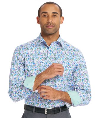 Men's Botanical Floral Dress Shirt