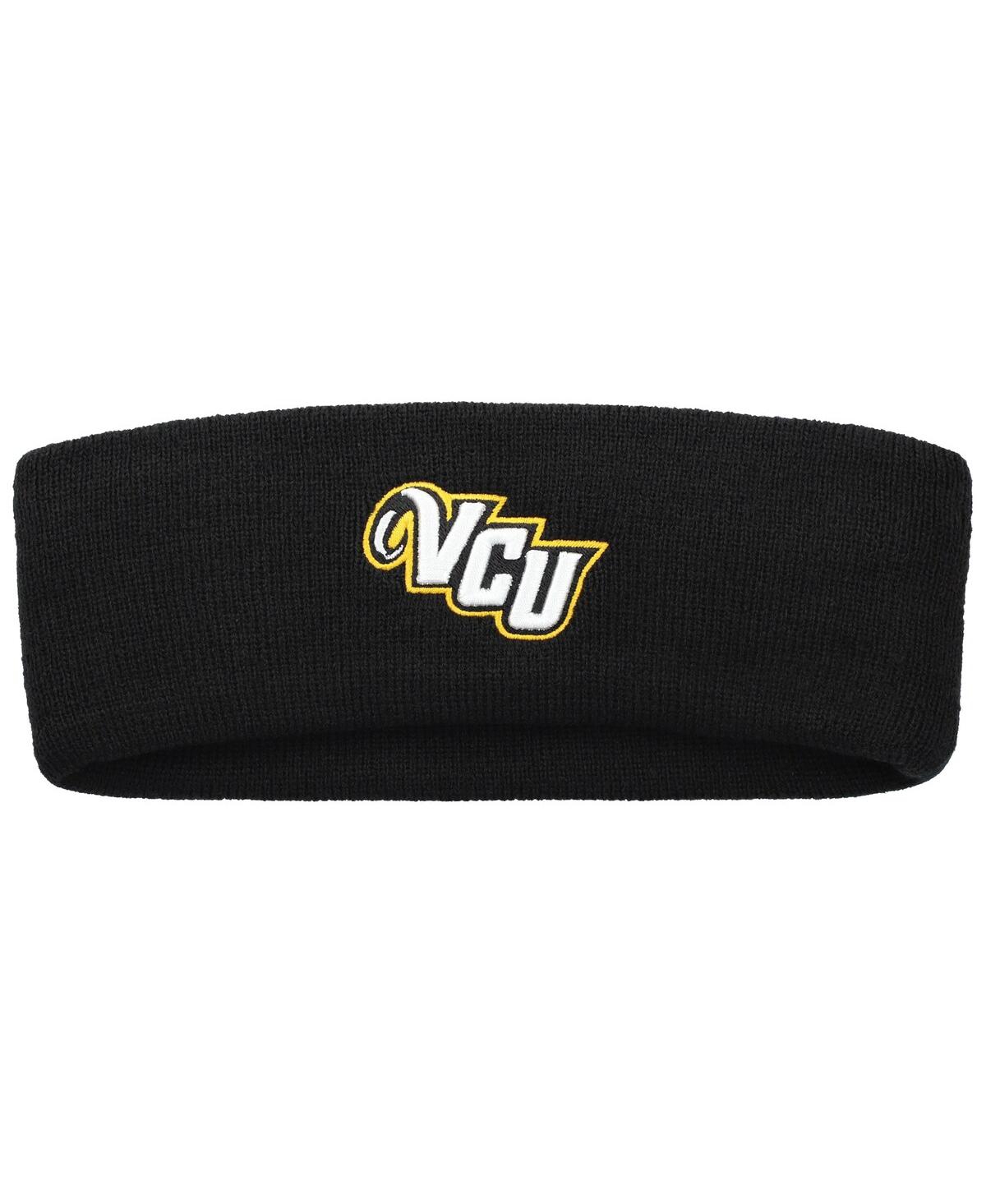 Men's Black Vcu Rams Team Logo Knit Headband - Black