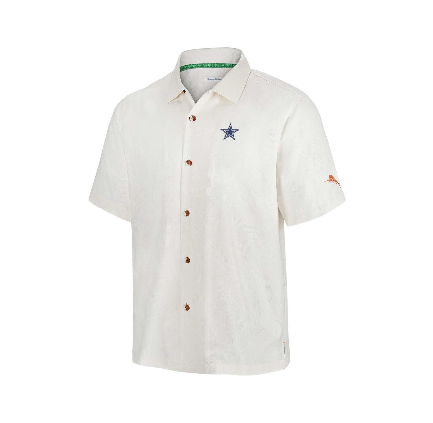 Men's White Dallas Cowboys Coconut Matchup Camp Button-Up Shirt