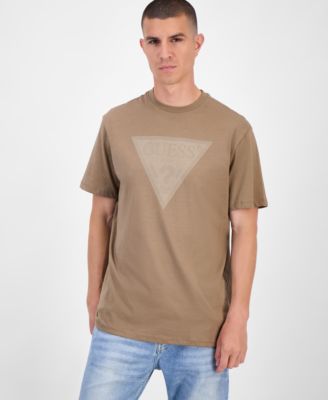 GUESS - Triangle Logo Short Sleeve Crewneck T-Shirt