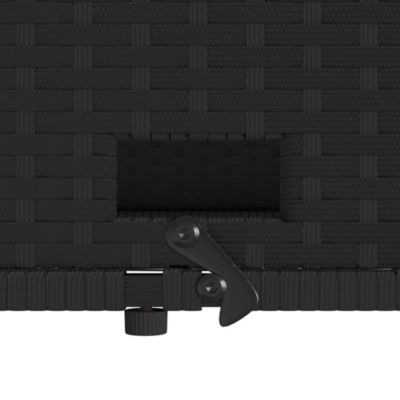 Patio Sofa Black, Cream White
