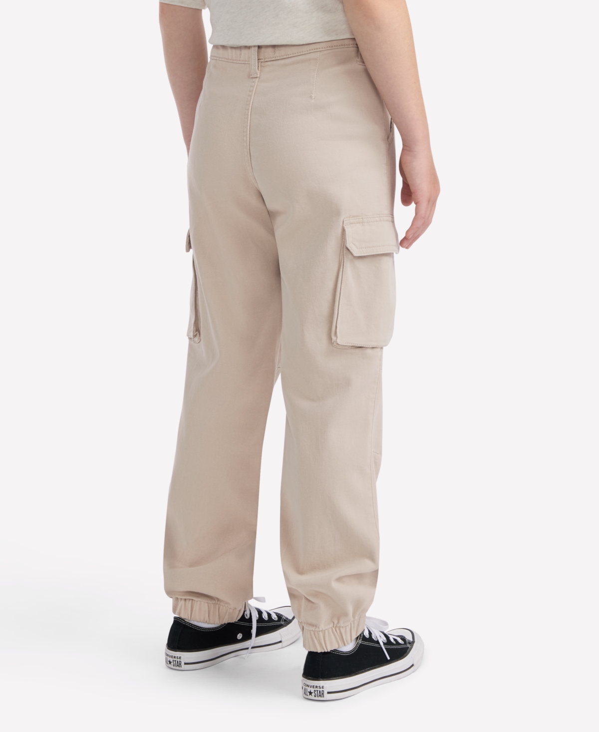 Abercrombie Girls Elevated Cargo Joggers In Nude