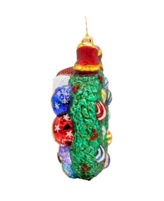 Santa Smiling Through 2025 Ornament