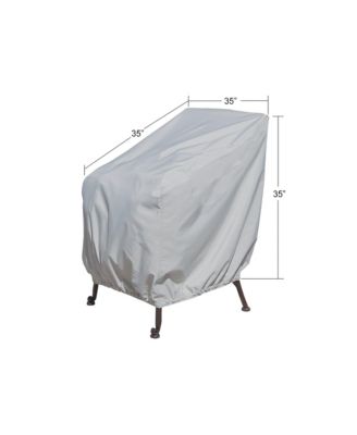 35"W x 35"D x 35"H Lounge Chair Protective Cover with Elastic