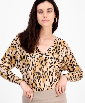 Petite Dolman-Sleeve Sweater, Created for Macy's 