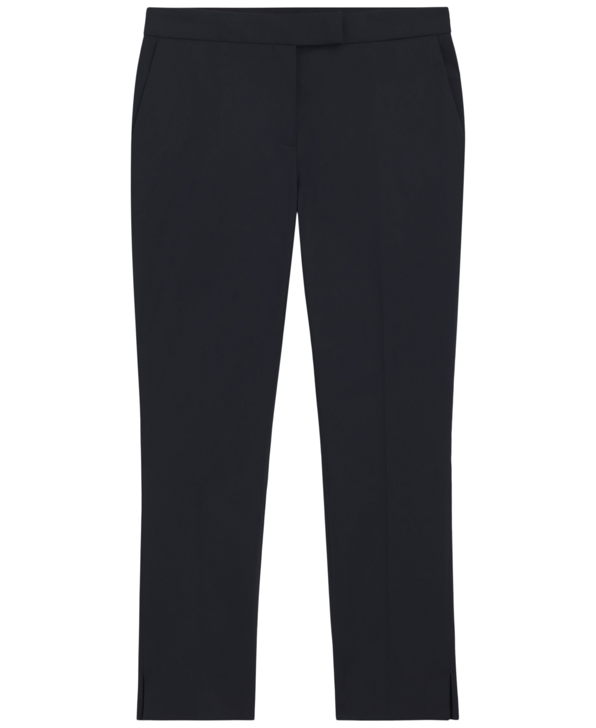 Hugo Boss Boss By  Women's Stretch Cotton Slim-fit Pants In Blue