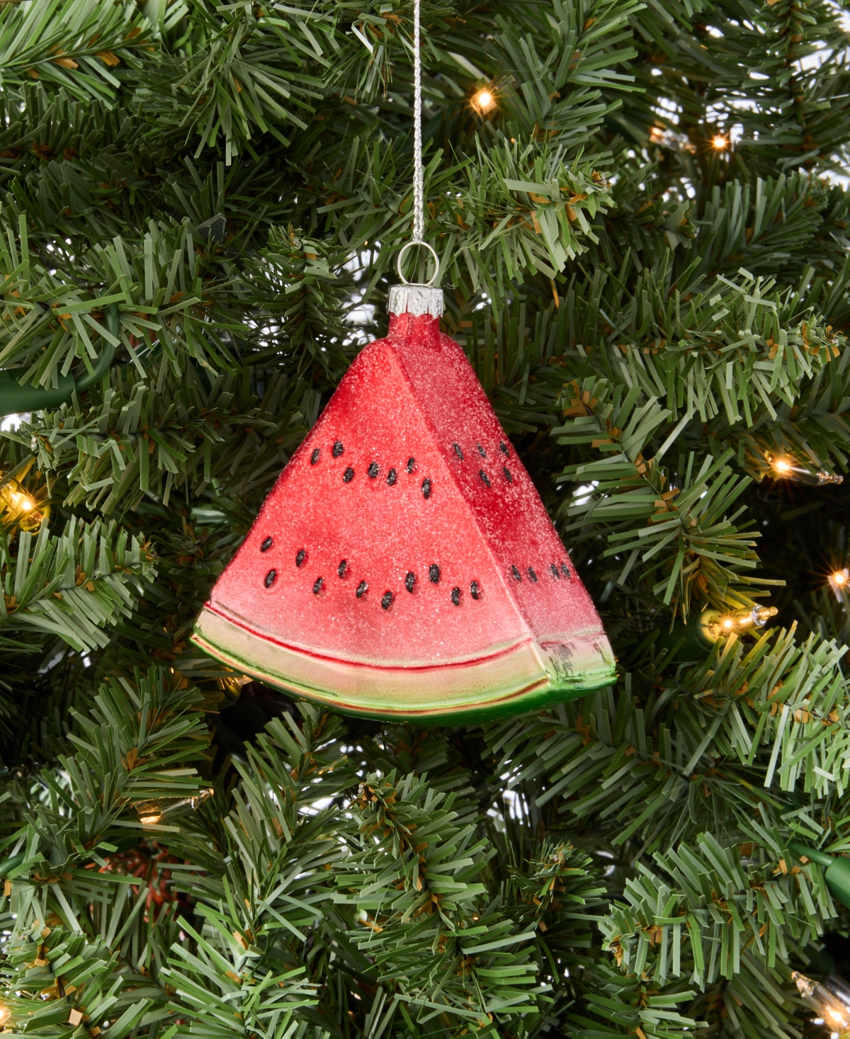 Holiday Lane Foodie Watermelon Slice Ornament, Macy's Exclusive In Transparent