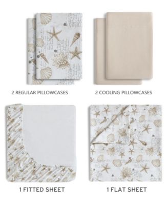 Cooling 6-Pc. Sheet Set, Full