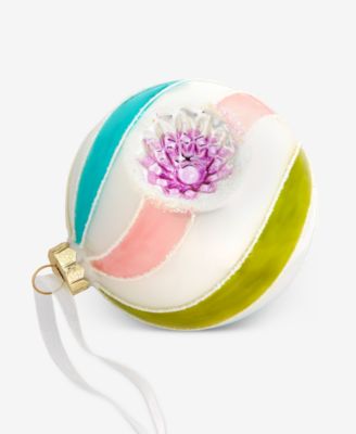 Pastel Shine Rainbow Reflector Ball Ornament, Macy's Exclusive