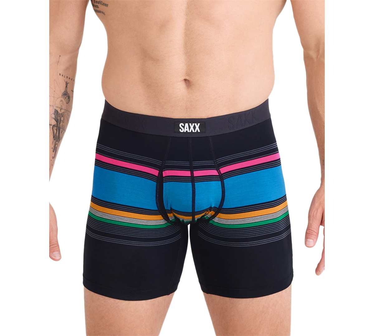 Saxx Vibe Xtra Soft Comfort Boxer Briefs In Multi