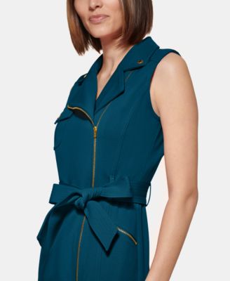 Women's Scuba Crepe Sleeveless Dress